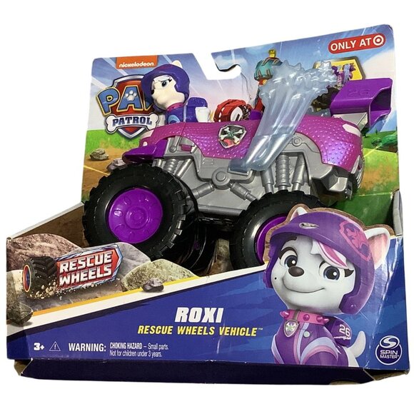 PAW Patrol Roxi Rescue Wheels Vehicle With Figure Spin Master Nickelodeon - Picture 6 of 6